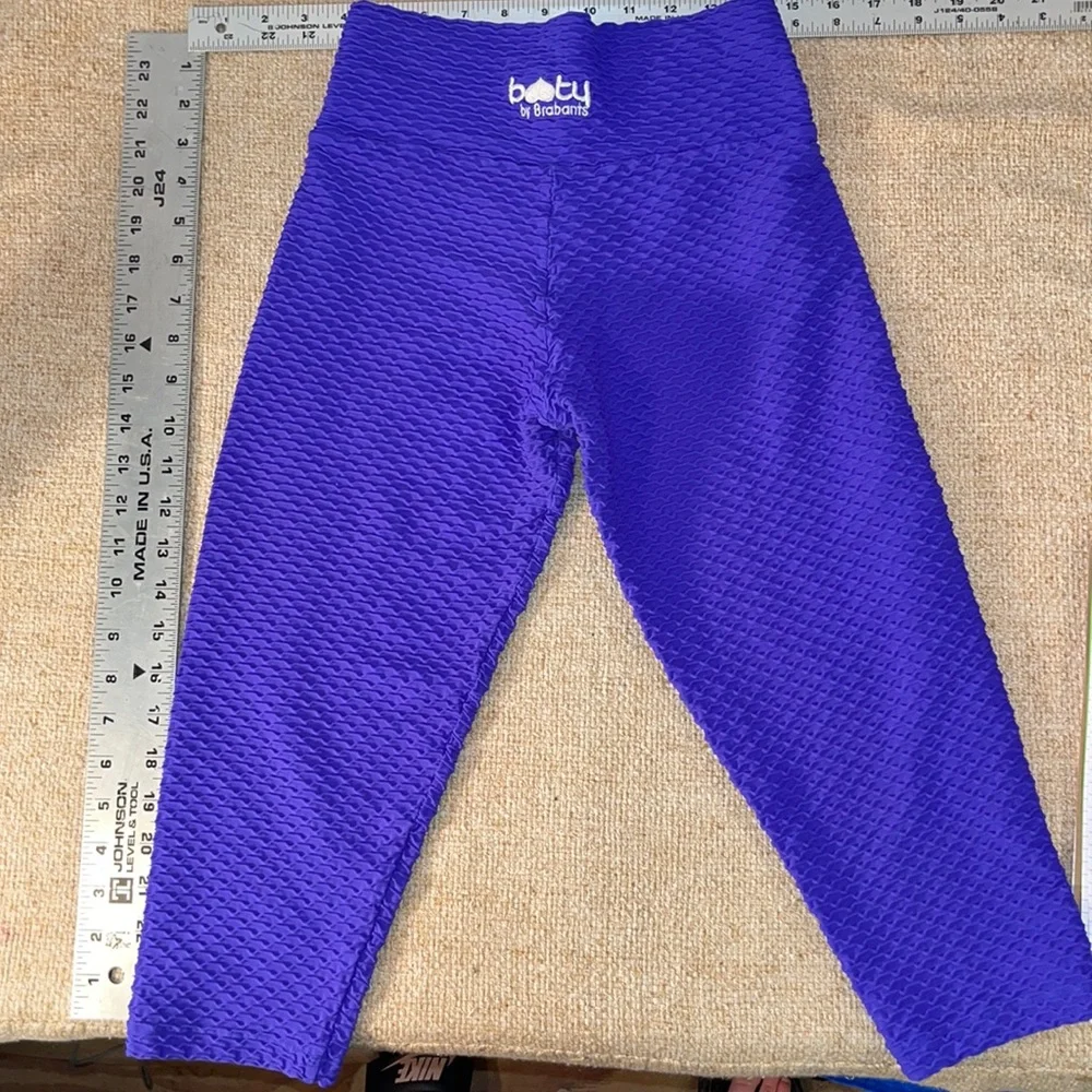Croco Skin cropped leggings Booty by Brabants - Picture 2 of 4